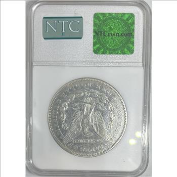 1878-CC Morgan Silver Dollar Cleaned AU50