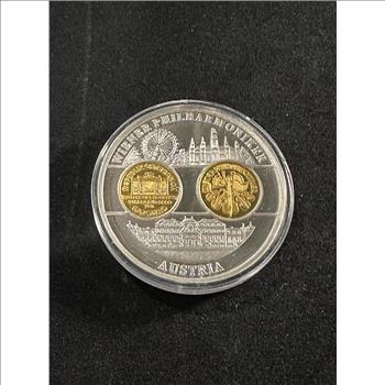 Commemorative Tribute Coin Vienna Philharmonic Austria