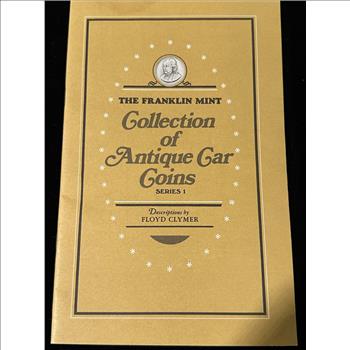 The Franklin Mint Collection of Antique Car Coins - 25 pc Solid Bronze Set