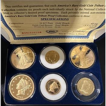 National Collectors Mint - America's Rare Gold Coin Tribute Proof Collection