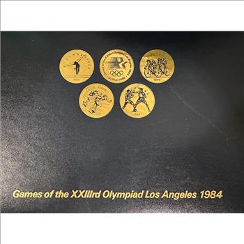 1984 Olympic Commemorative Set Transit Tokens