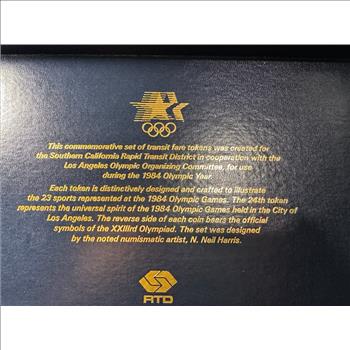 1984 Olympic Commemorative Set Transit Tokens