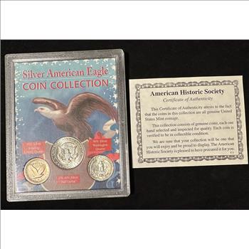 The American Historic Society Silver American Eagle Coin Collection