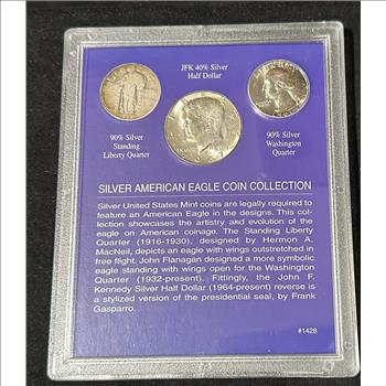 The American Historic Society Silver American Eagle Coin Collection