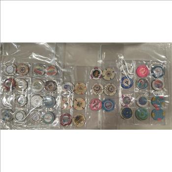 39 pc Casino/Gambling Token Lot