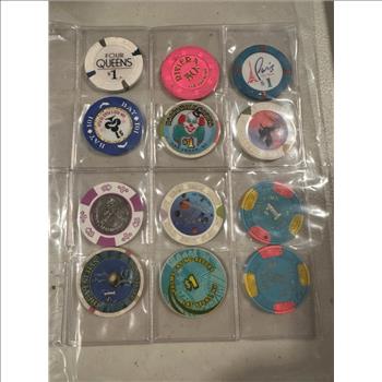 39 pc Casino/Gambling Token Lot