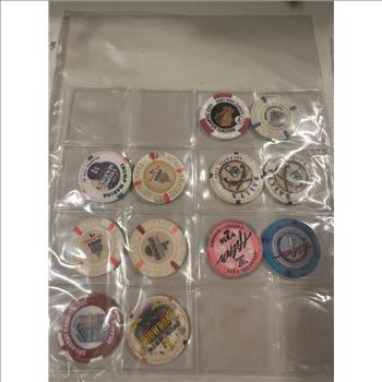 39 pc Casino/Gambling Token Lot