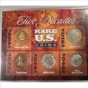 Five Decades Rare U.S. Coins