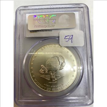 2005 PCGS Marine US Liberty Silver Dollar 
