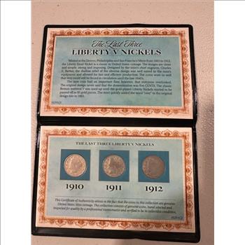 3 pc Lot U.S. Nickel Sets