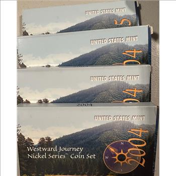 4 pc Lot Westward Journey Nickel Sets (3-2004, 1-2005)