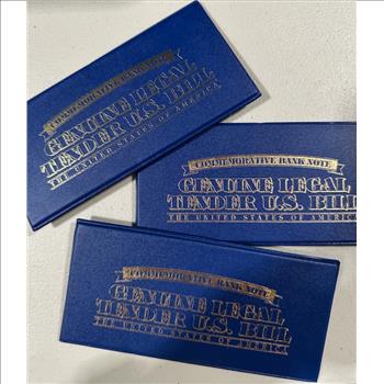 3 pc Lot Titanic Commemorative Banknotes 