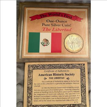 1982 1 oz Pure Silver Libertad