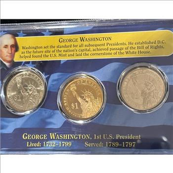 George Washington President Coin Set - Official First Day of Issue: February 15, 2007