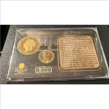 American Mint 1861 Replica $20 Gold - Coin