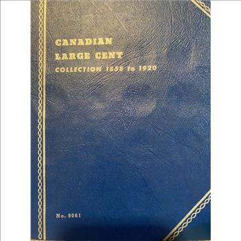 Canadian Large Cent Collection 1858-1920