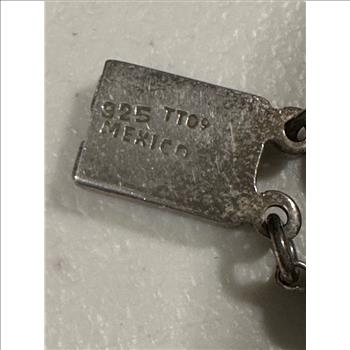 Sterling Silver Panel Bracelet 8