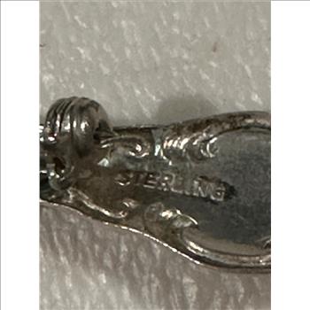Sterling Silver Spoon Brooch