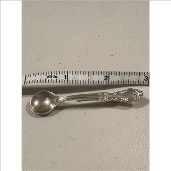 Sterling Silver Spoon Brooch