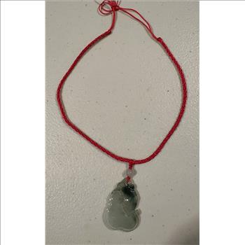 Carved Jade Pendants 2 pc
