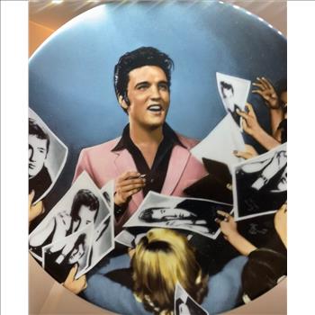 Delphi Original Limited Edition Elvis Collector Plate #19643 A