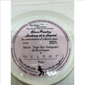 Delphi Original Limited Edition Elvis Collector Plate #19643 A