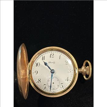 Vintage Gold-Filled Pocket Watch - Brand: Sturdy, Design: Hunters Case