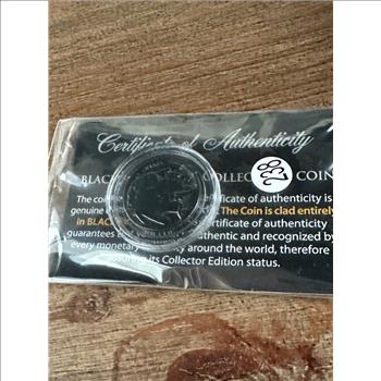 Black Ruthenium Collectible Coin #238
