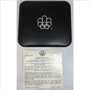 1976 Canada Olympic Uncirculated Coins