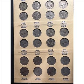 Complete 1938-1968 Jefferson Nickel Set 