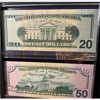 2004 U.S. Treasury Chicago Evolutions Series $20 & $50 Matching Set