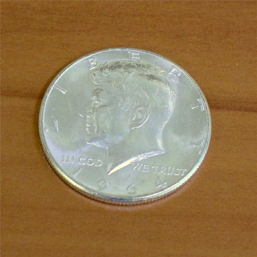 1964 Silver Kennedy Half Dollar Brilliant Uncirculated Very High Luster