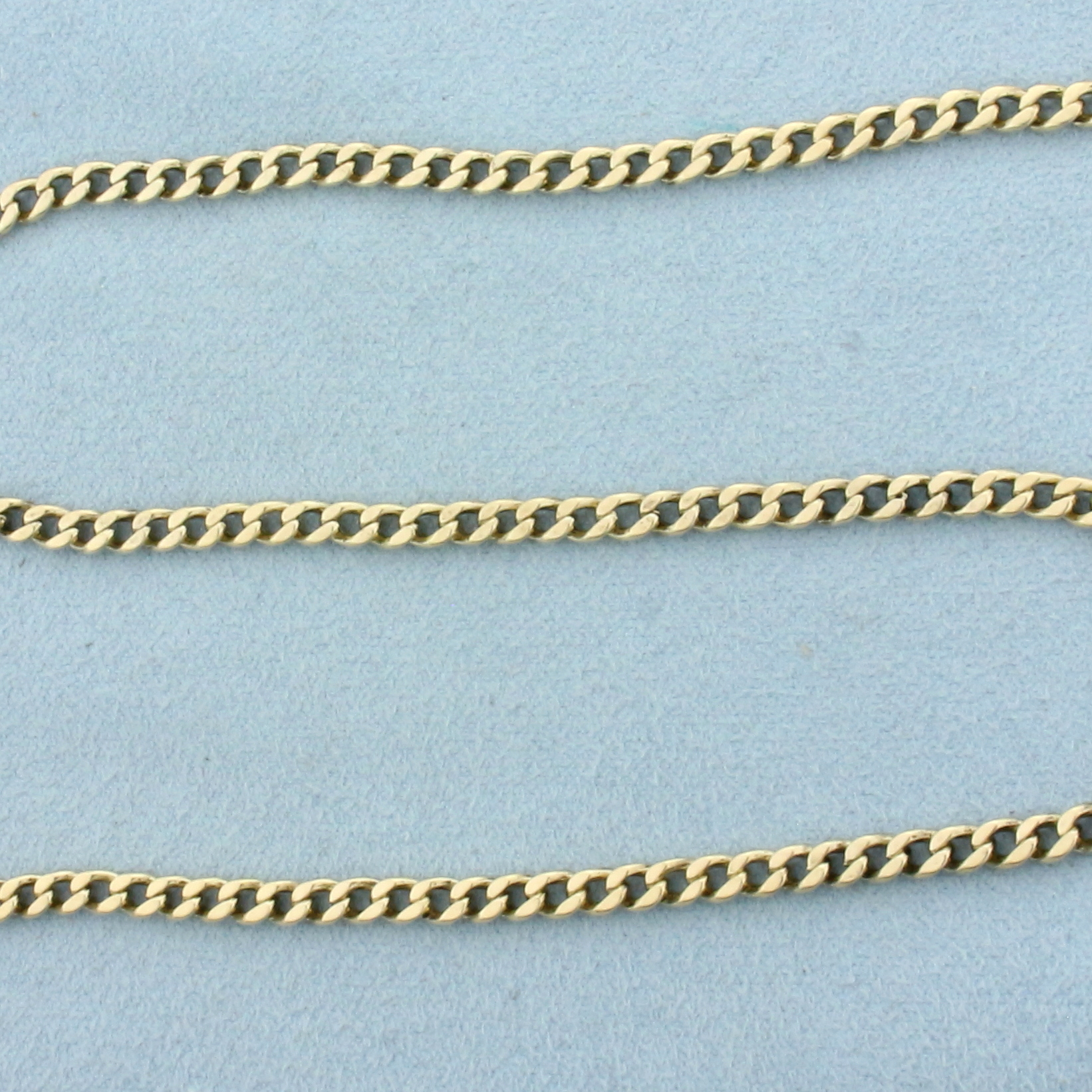 23 Inch Curb Link Chain Necklace in 14k Yellow Gold | Property Room
