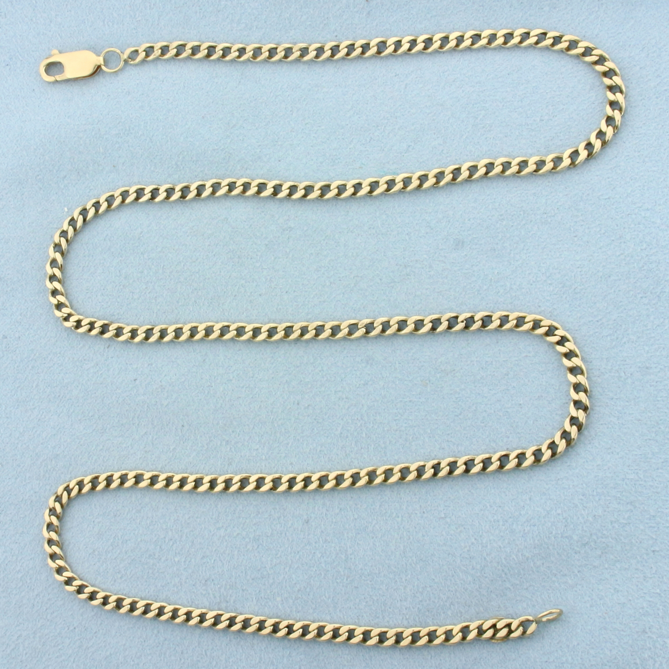 23 Inch Curb Link Chain Necklace in 14k Yellow Gold | Property Room