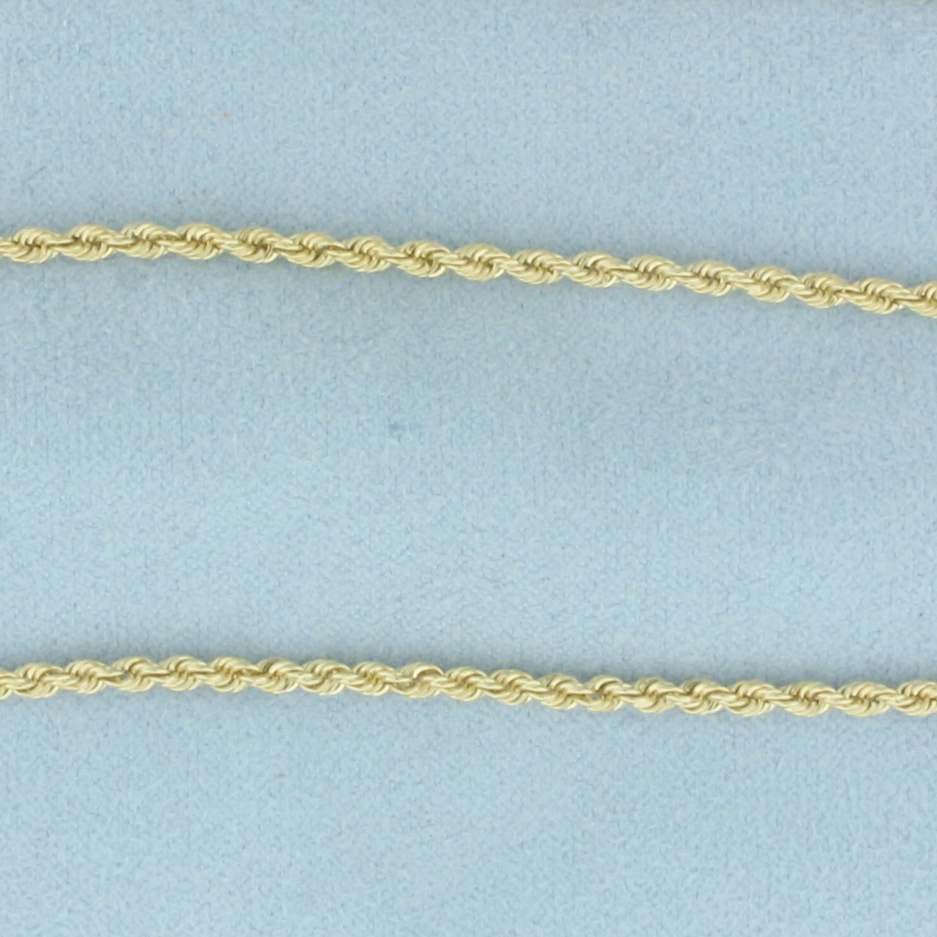 30 Inch Rope Link Chain Necklace in 14k Yellow Gold | Property Room