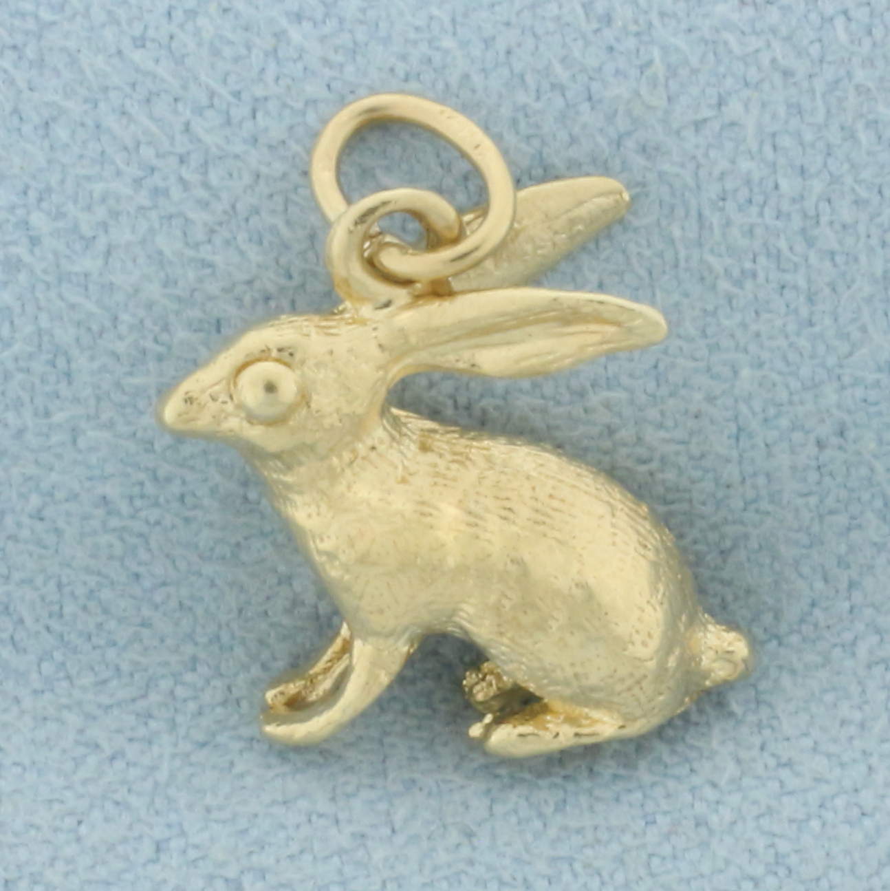 3D Rabbit Zodiac Charm in 14k Yellow Gold | Property Room