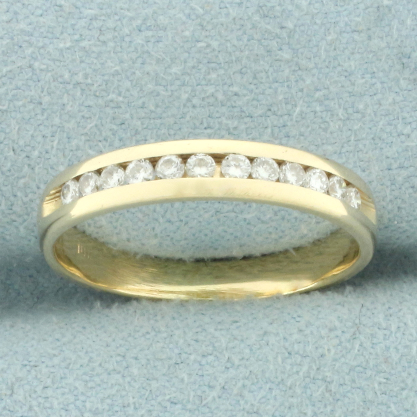 Diamond Anniversary or Wedding Band Ring in 14k Yellow Gold Property Room