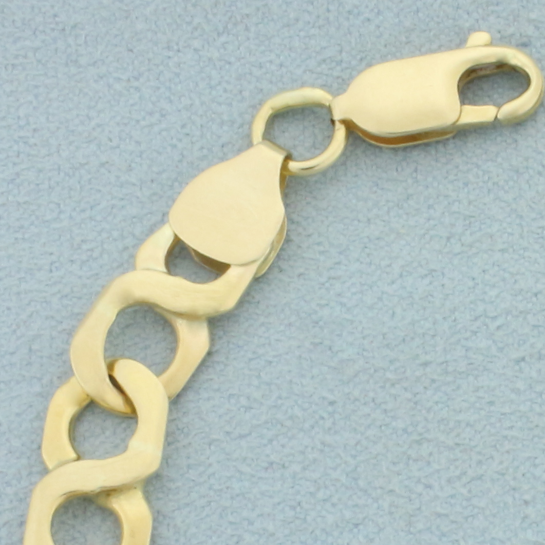 Figure Eight Anchor Link Bracelet in 14k Yellow Gold Property Room