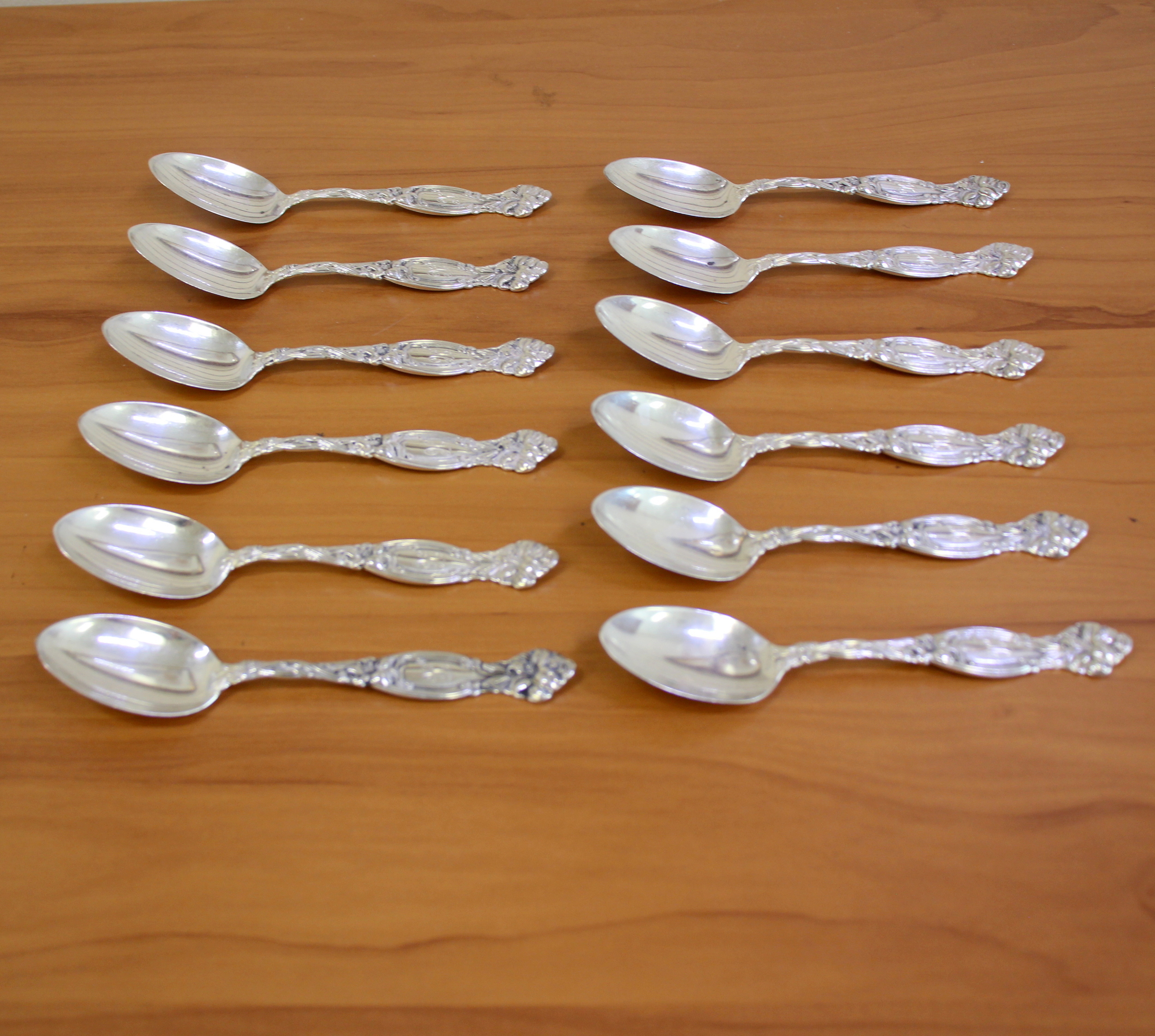International Silver "Frontenae" Sterling Silver Teaspoons Set of 12