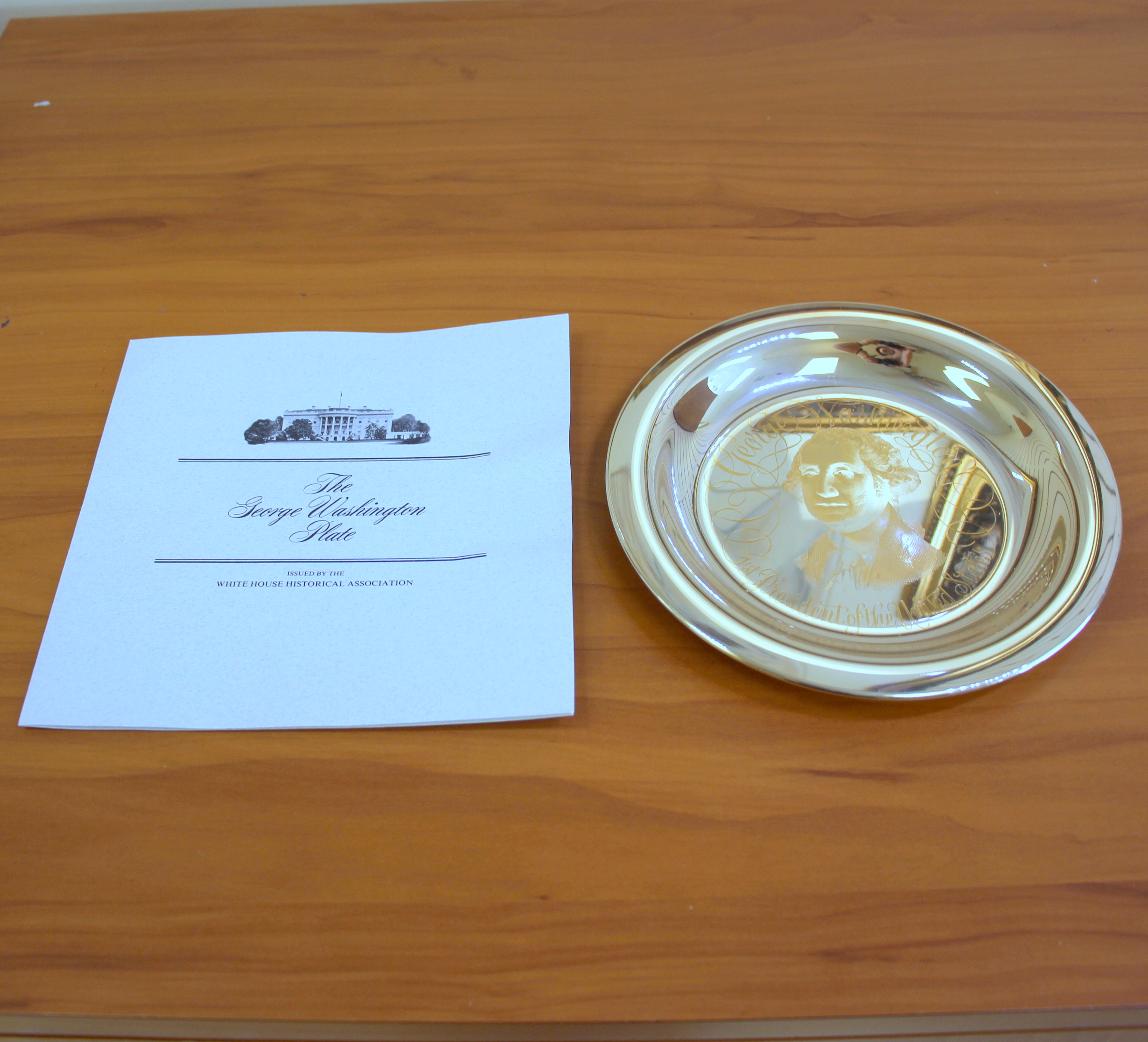 The George Washington White House Historical Association Plate in Sterling Silver