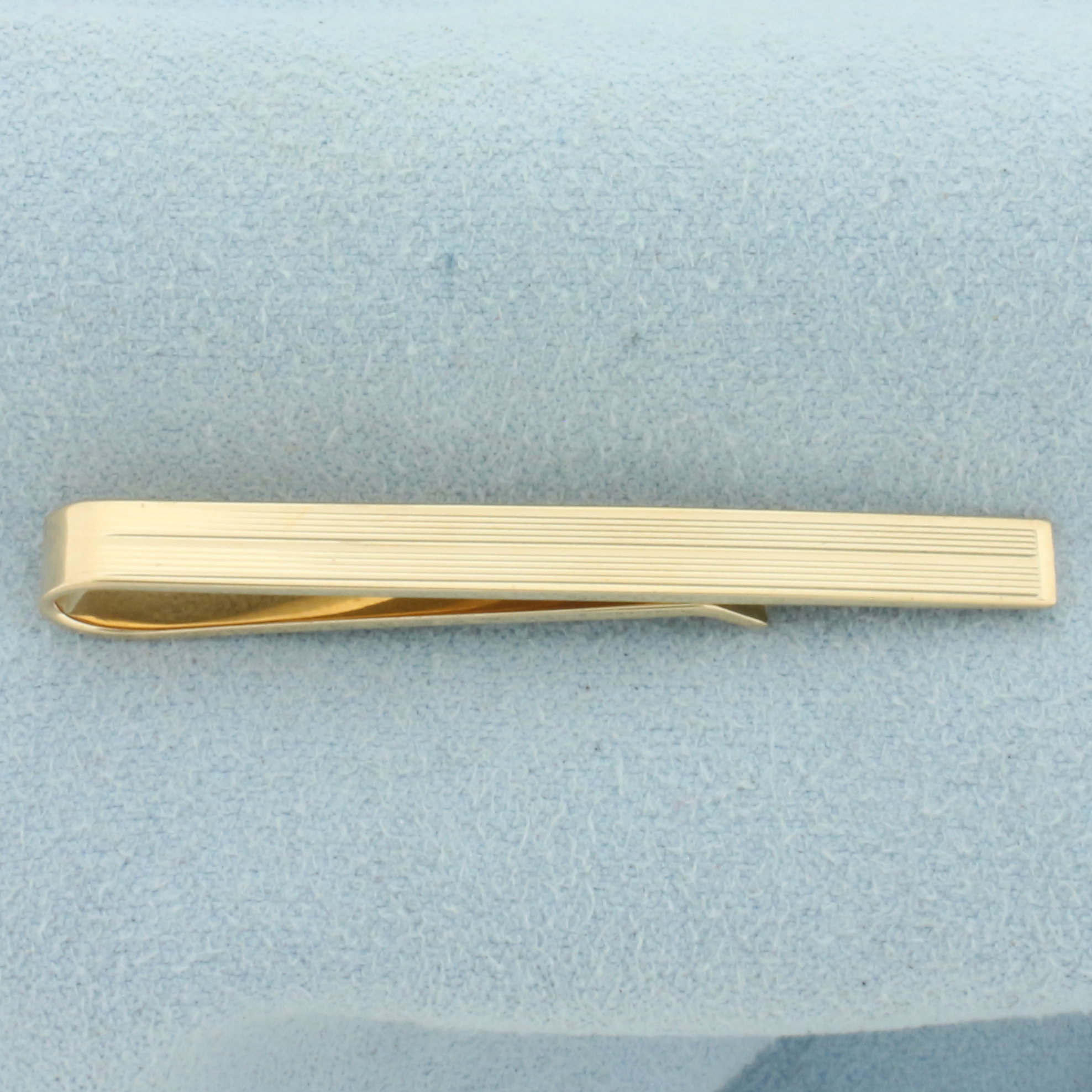 Tiffany and Co. Bar Tie Clip in 14k Yellow Gold