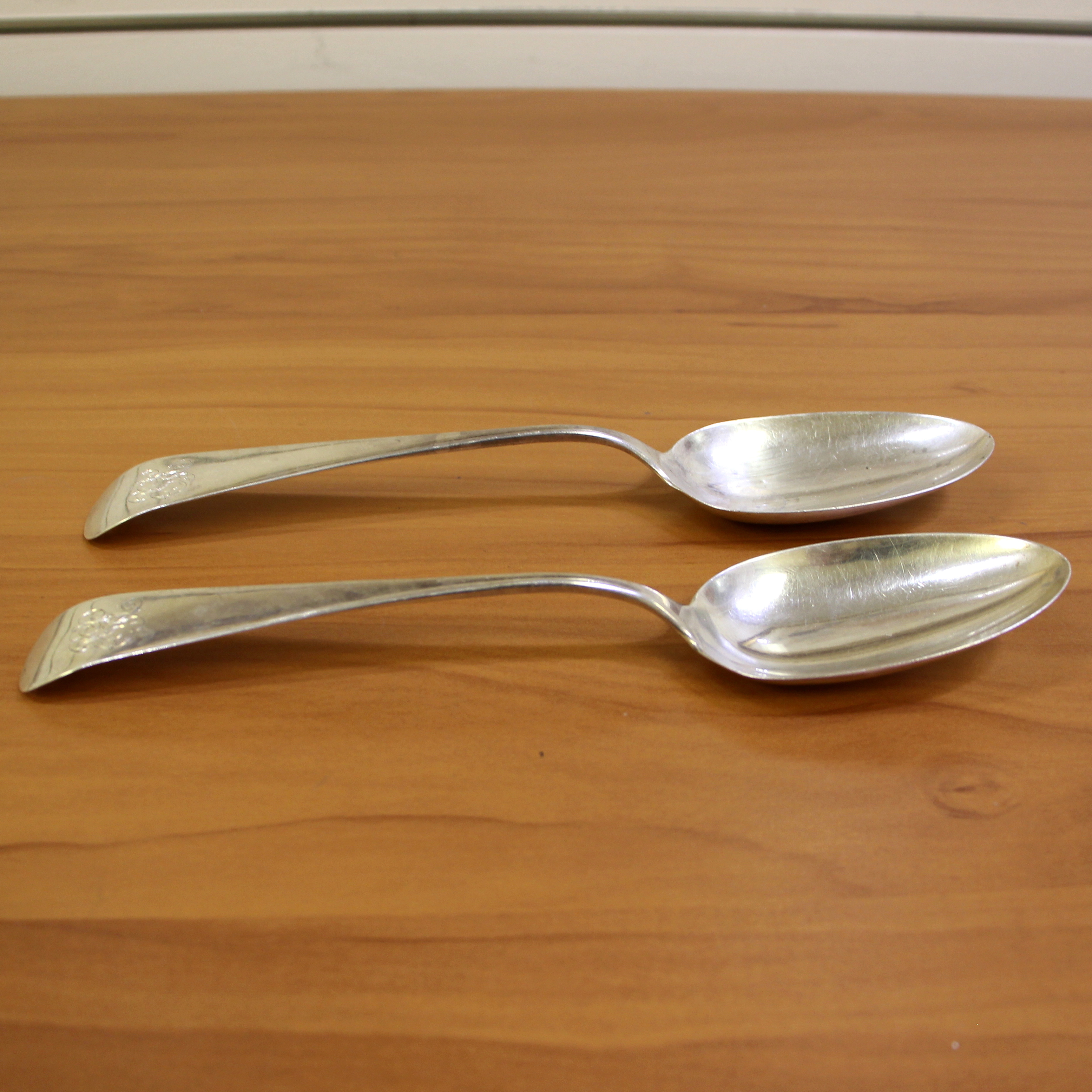 Two Antique Sterling Silver Serving Spoons | Property Room