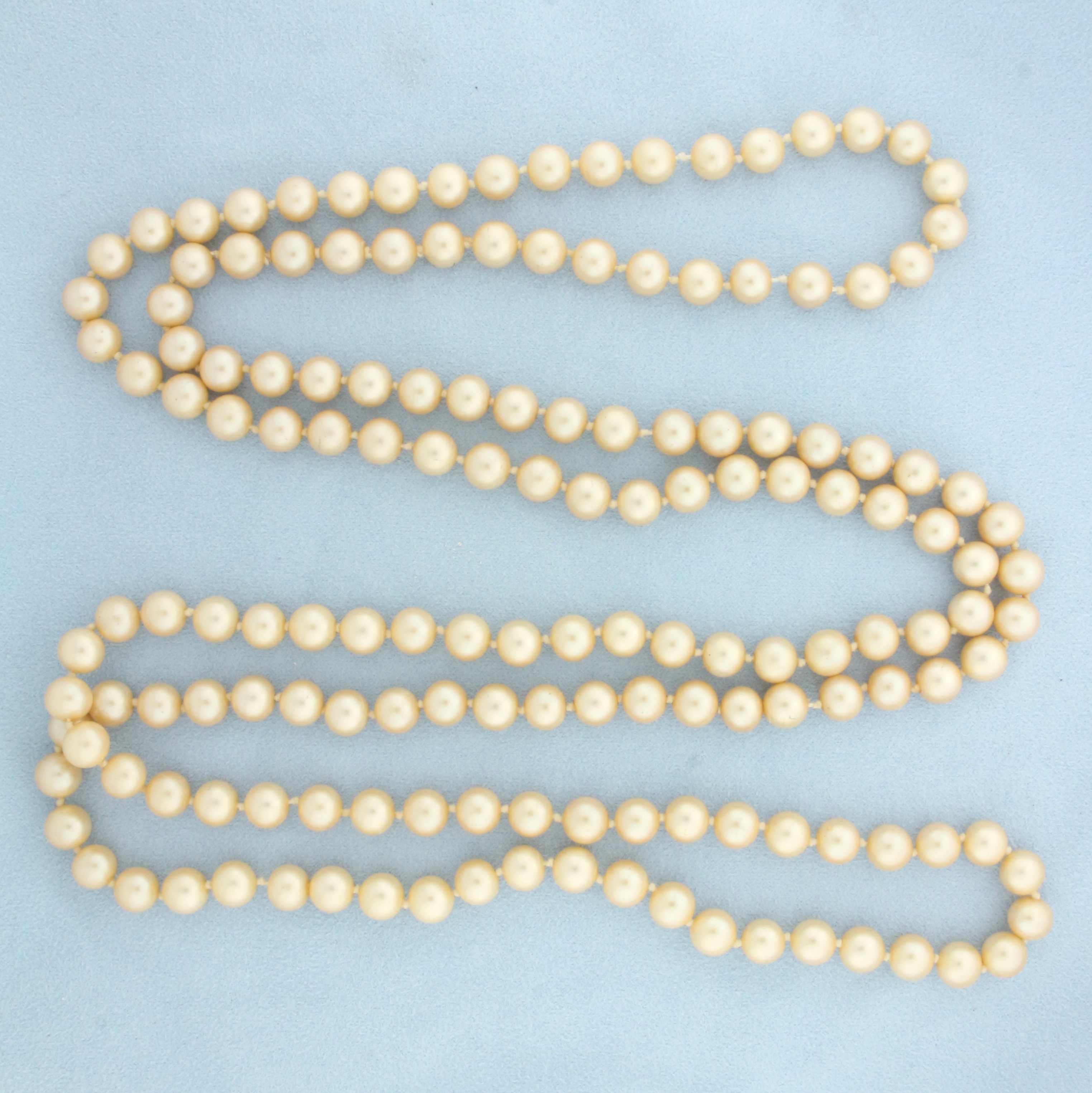 Vintage 54 Inch Cultured Akoya Pearl Strand