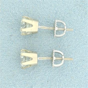 1.25ct TW Diamond Stud Earrings in 14K White Gold