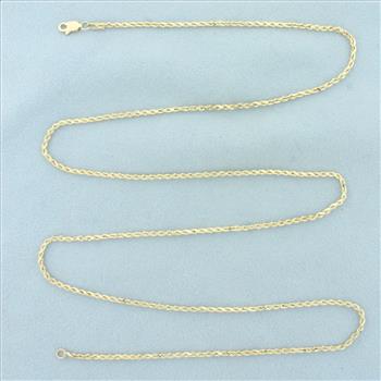 26 Inch Rope Link Chain Necklace in 14k Yellow gold | Property Room