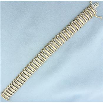 8ct Diamond Bracelet in 10k Yellow Gold