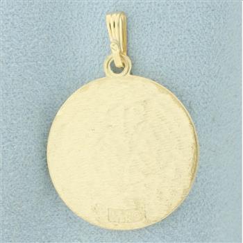 ACBL Life Master Bridge Pendant or Charm in 14k Yellow Gold