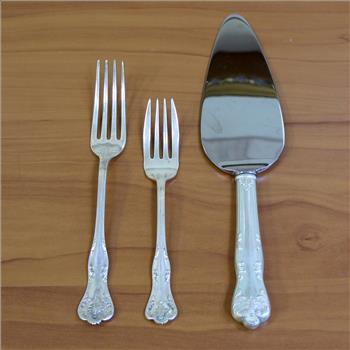 Antique Franklin Lunt Chatelaine Seventy Six Piece  Sterling Silver Flatware Set