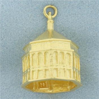 Baptistery of San Giovanni Pendant in 18K Yellow Gold