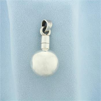 Coke Spoon Pendant in Sterling Silver